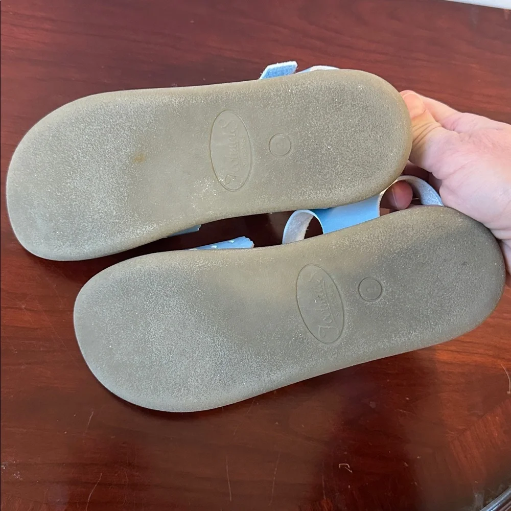 FootMates Light Blue Girls' Sandals sz 2